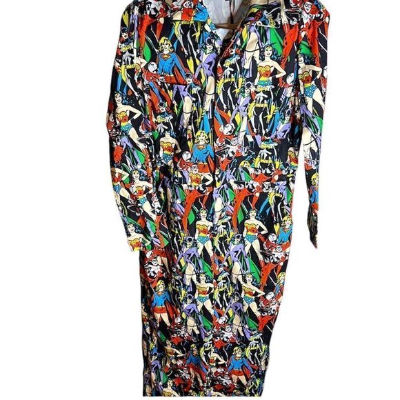 Dolls Kill x DC Living Legends Boiler Suit Dc Comic Jumpsuit Size Small - Picture 1 of 8